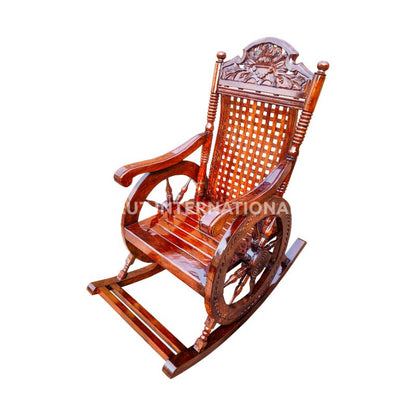 Evergreen Dagny Rocking Chair | Rosewood CRUZ INTERNATIONAL