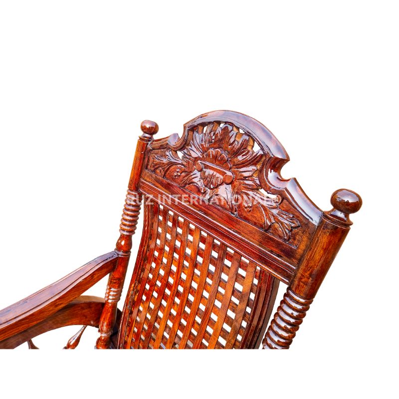 Evergreen Dagny Rocking Chair | Rosewood CRUZ INTERNATIONAL