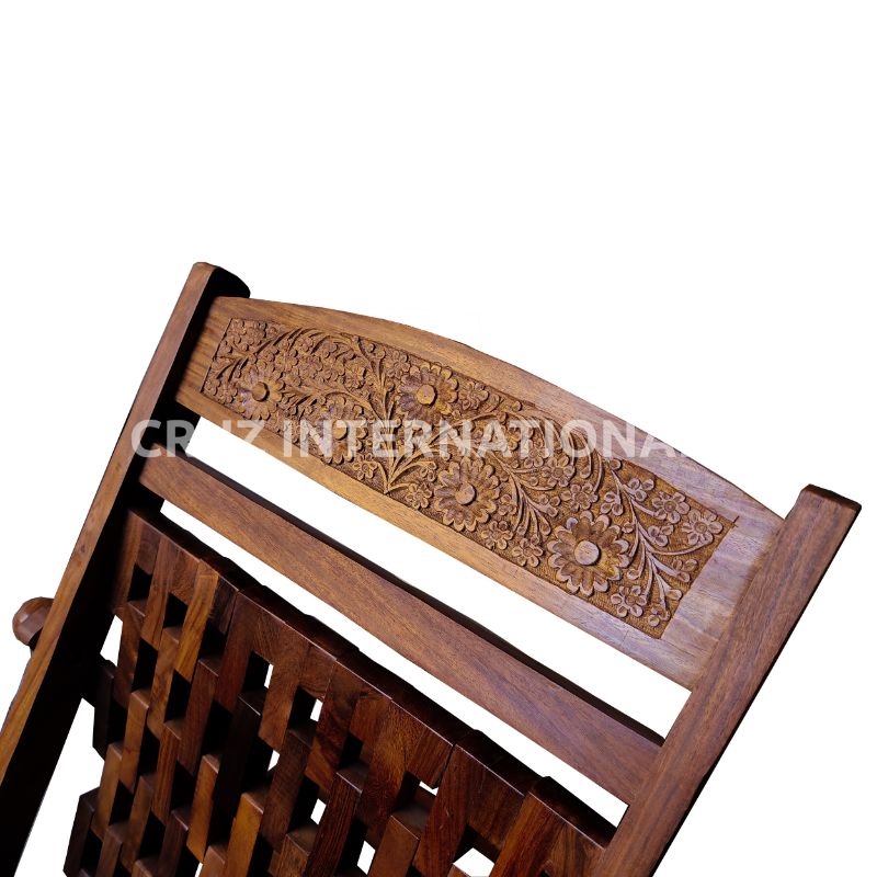 Evergreen Dordi Easy Chair | Mango Wood CRUZ INTERNATIONAL