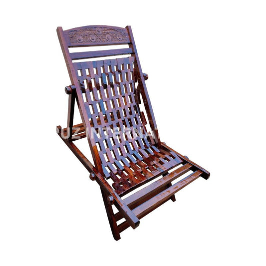 Evergreen Estrith Easy Chair | Mango Wood| Walnut CRUZ INTERNATIONAL