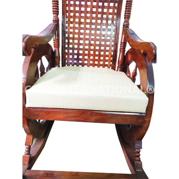 Evergreen Finna Rocking Chair | Rosewood CRUZ INTERNATIONAL
