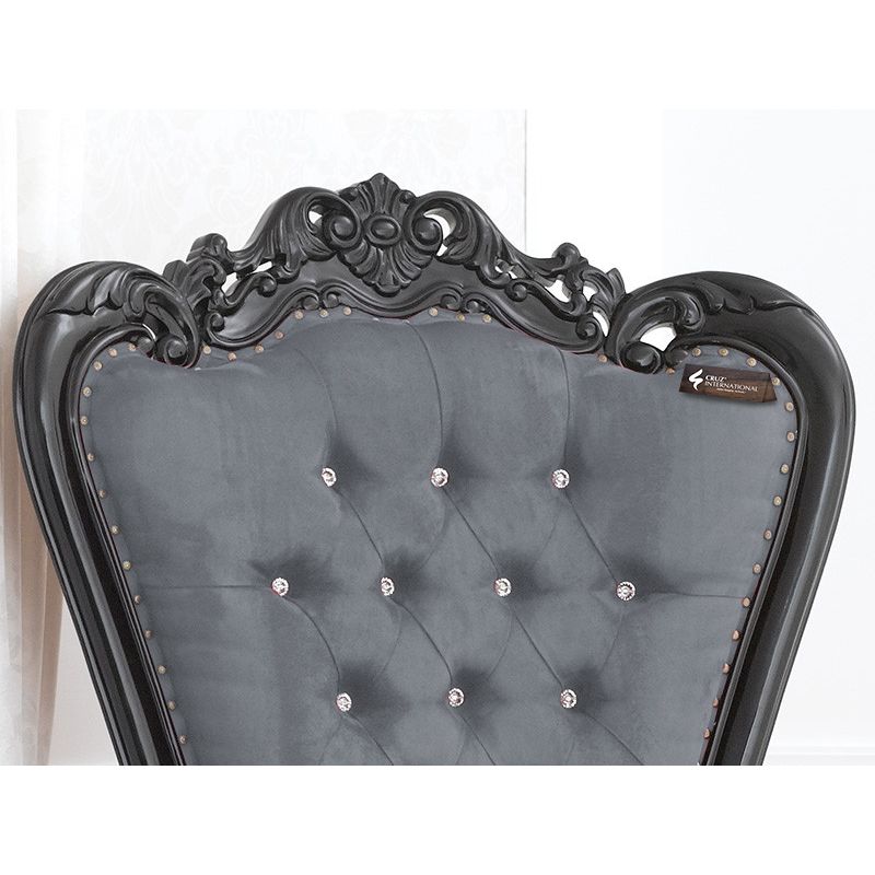 Maharaja Branka Chair | Solid wood | Velvet CRUZ INTERNATIONAL