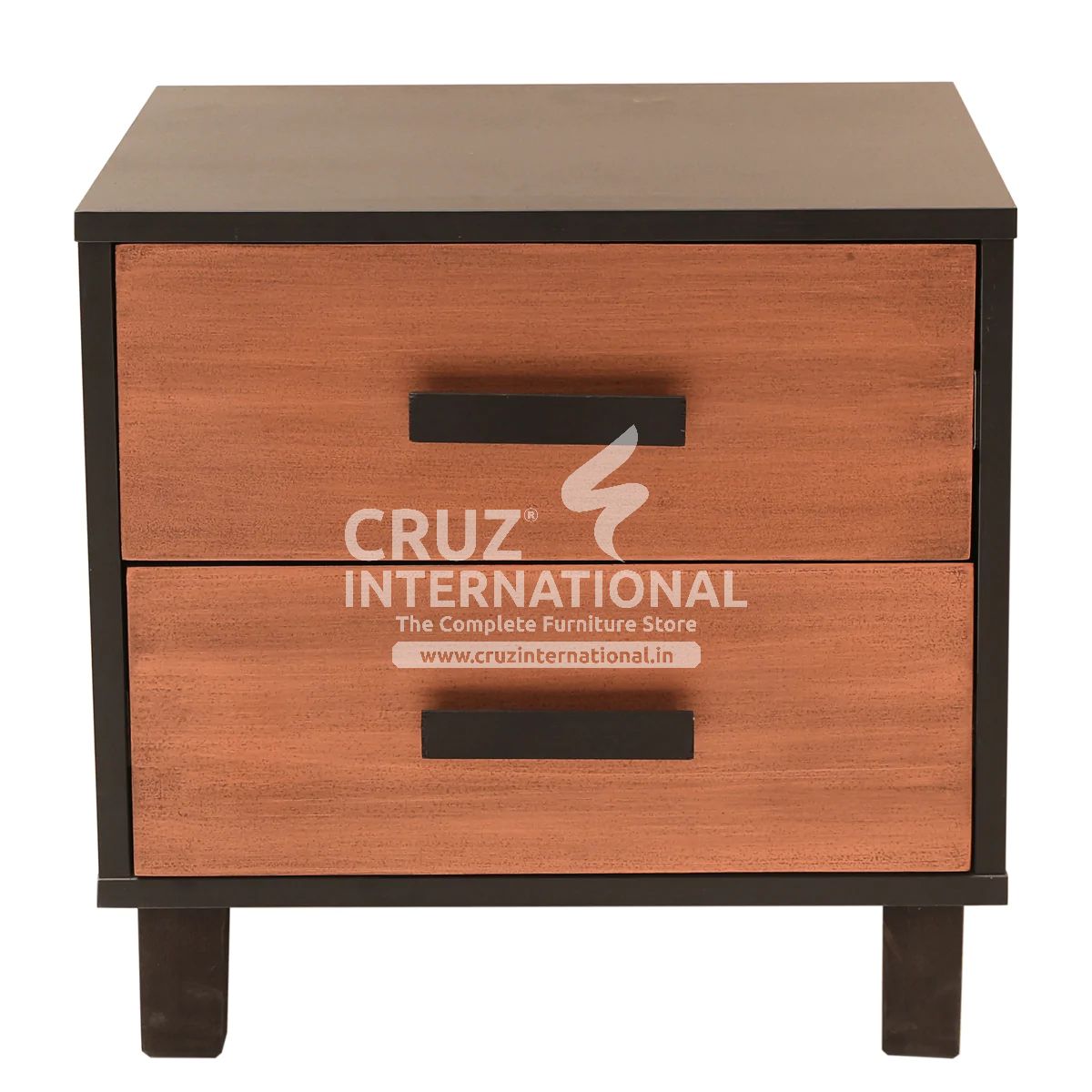 Modern Adriana Classic Gaia Bed | 2 Sizes Available | with Side table CRUZ INTERNATIONAL