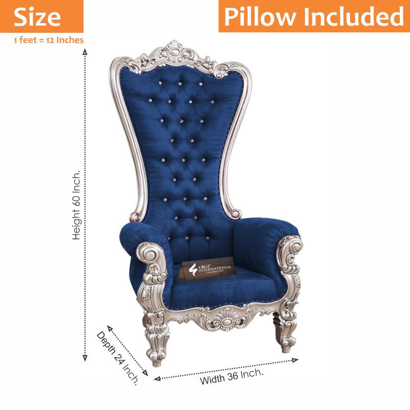 Maharaja Rutger Chair & Single Sofa | Solid Wood CRUZ INTERNATIONAL