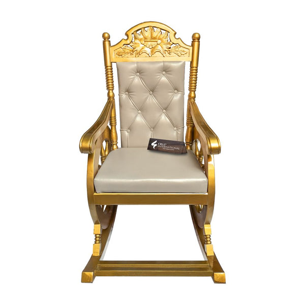Premium Isabella Rocking Chair | Golden | 7 Colours Available CRUZ INTERNATIONAL