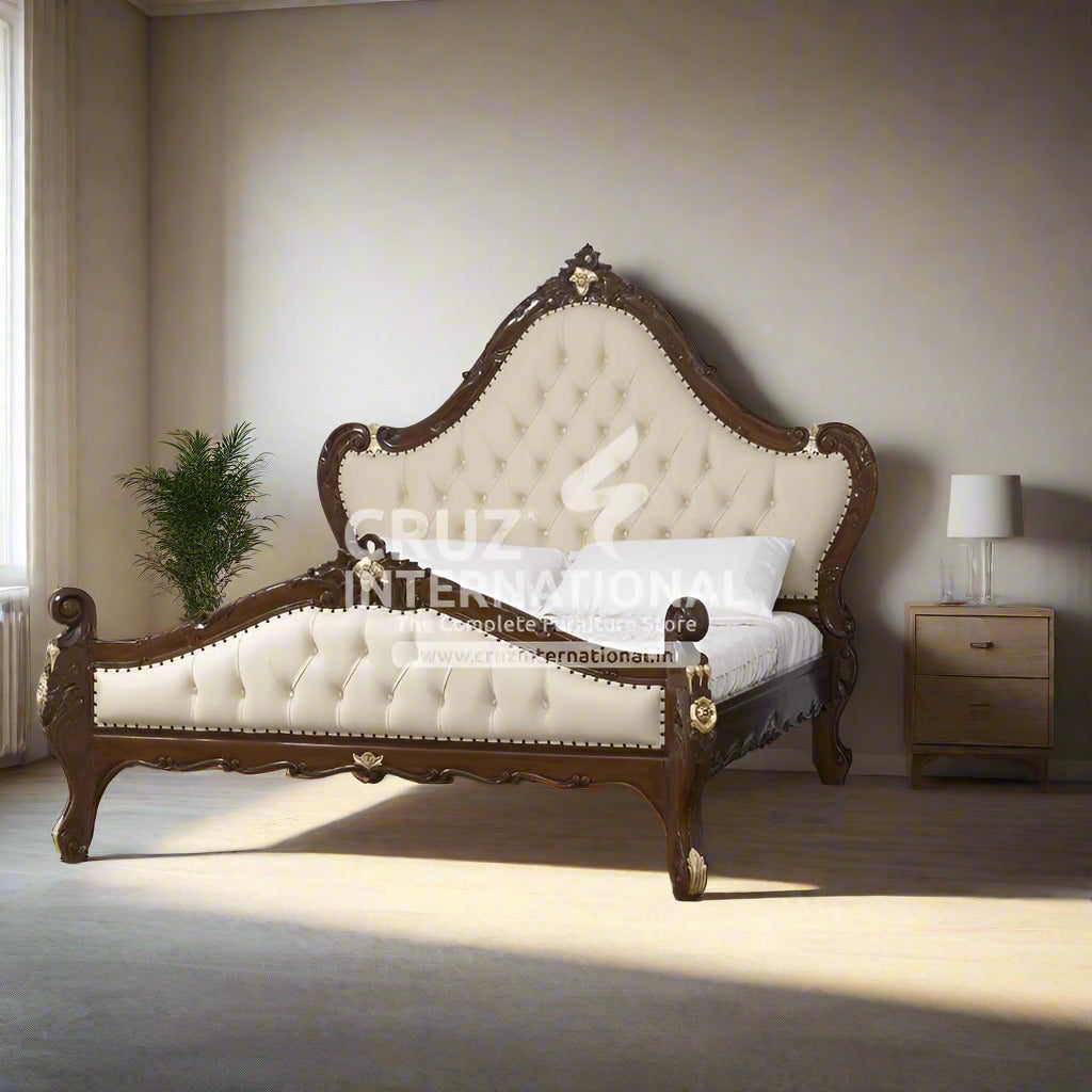 Maharaja Angelica Carving Bed CRUZ INTERNATIONAL