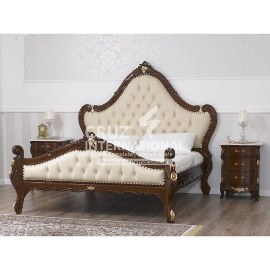 Maharaja Angelica Carving Bed CRUZ INTERNATIONAL