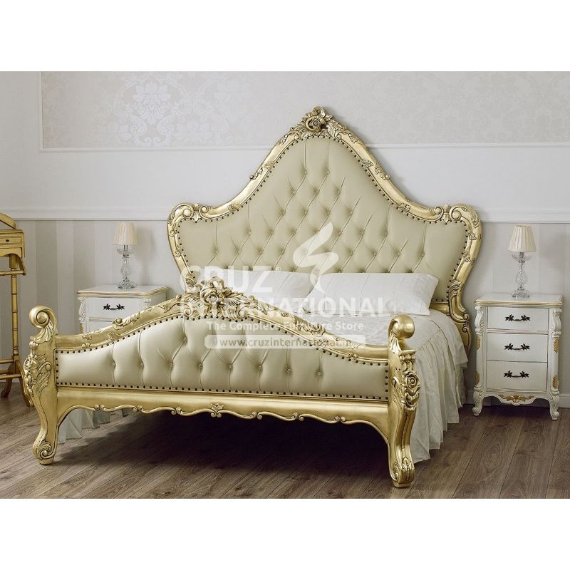 Maharaja Carving Salvatore Bed CRUZ INTERNATIONAL