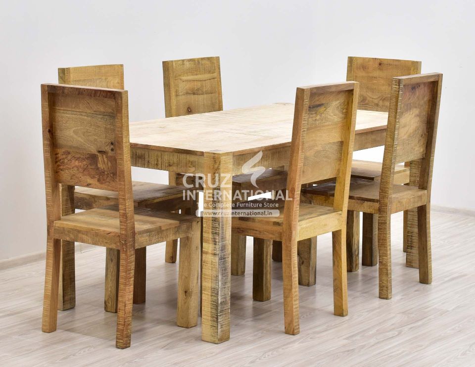 Classic Atlas Wooden Dinning Table | 2 Designs Available CRUZ INTERNATIONAL