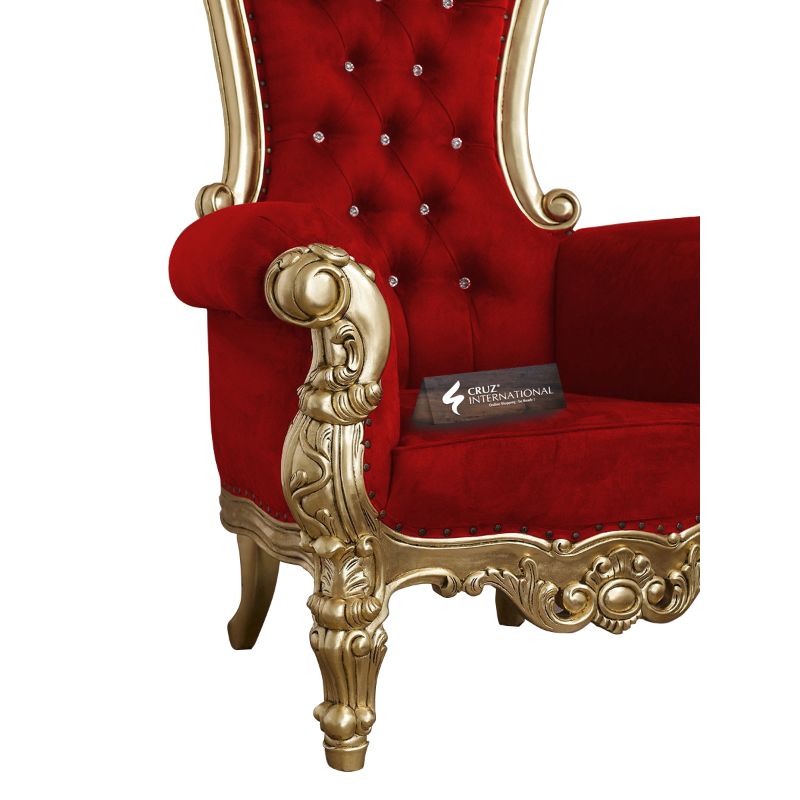 Maharaja Josefine Chair & Single Sofa | Solid Wood CRUZ INTERNATIONAL