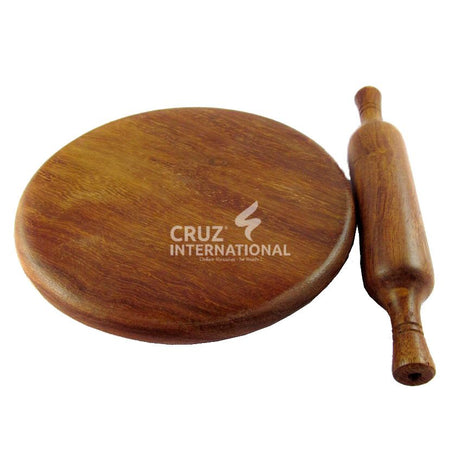 Wooden Chakla Belan | Rosewood CRUZ INTERNATIONAL