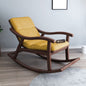 Premium Ralph House Rocking Chair | Rosewood | 13 Fabric Colour Available CRUZ INTERNATIONAL
