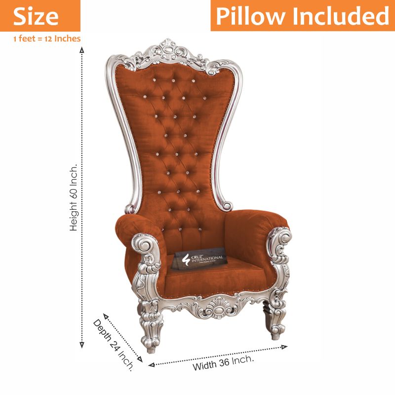 Maharaja Rutger Chair & Single Sofa | Solid Wood CRUZ INTERNATIONAL