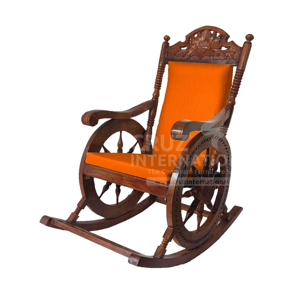Evergreen Luna Rocking Chair | Natural | 12 Colurs Available CRUZ INTERNATIONAL