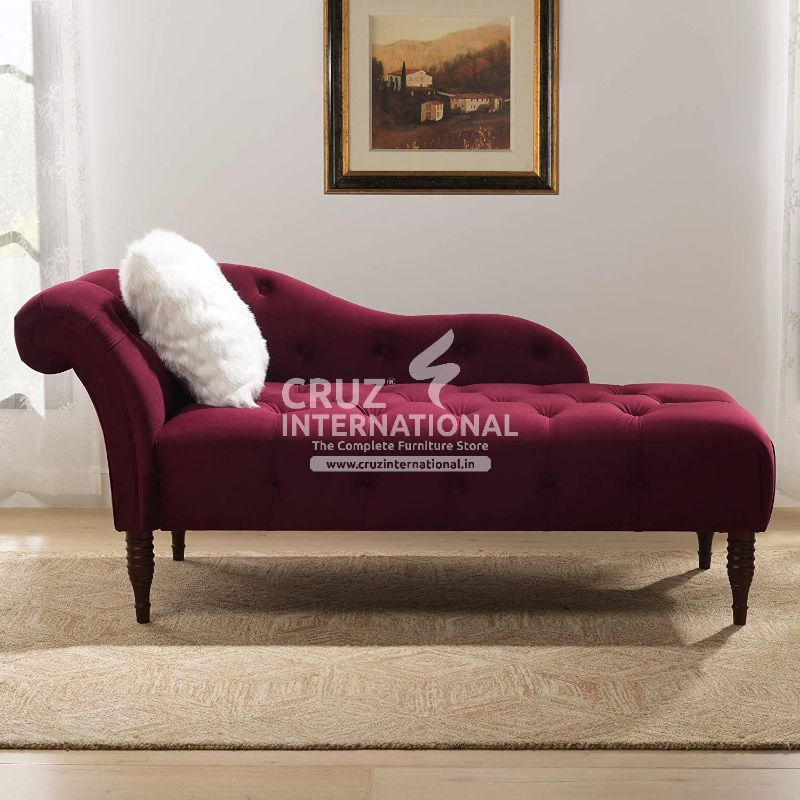 Modern Fanuco Wooden Settee | Lounger | 5 Colours Available CRUZ INTERNATIONAL