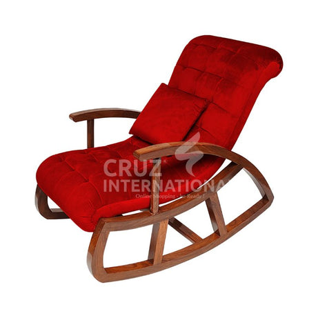Angrboda Rocking Chair | Rosewood | 16 Colours Available CRUZ INTERNATIONAL