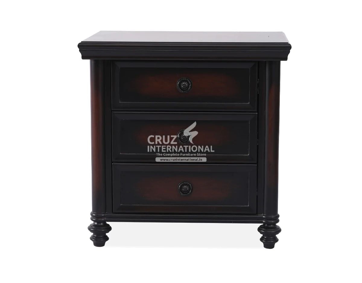 Modern Santiago Classic Gaia Bed | 2 Sizes Available | with Side table CRUZ INTERNATIONAL