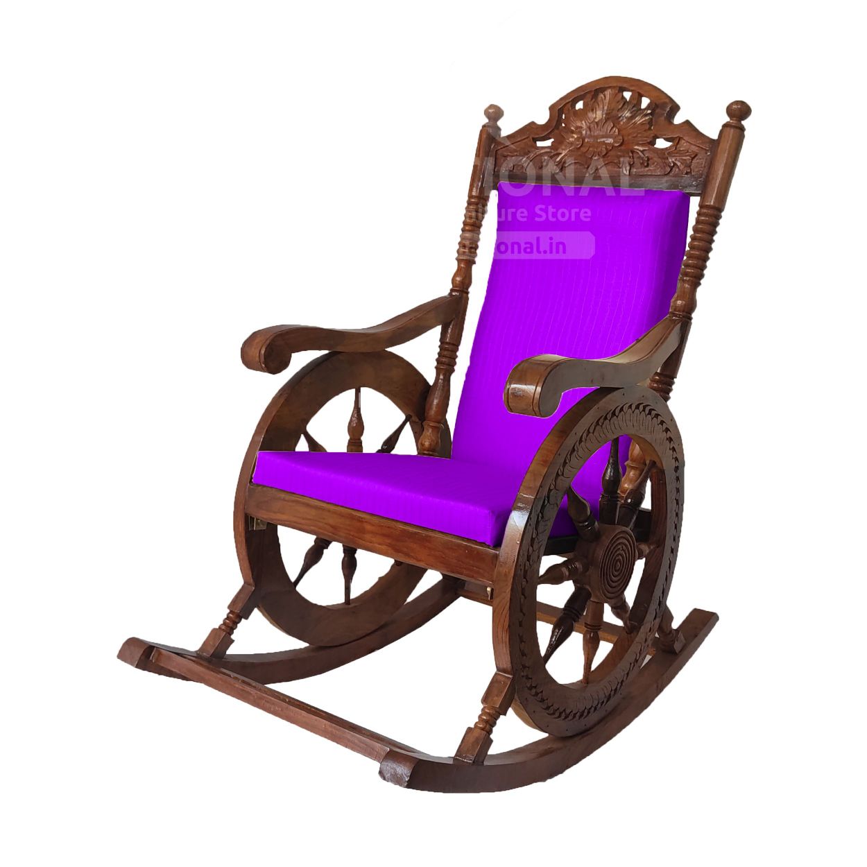 Evergreen Luna Rocking Chair | Natural | 12 Colurs Available CRUZ INTERNATIONAL