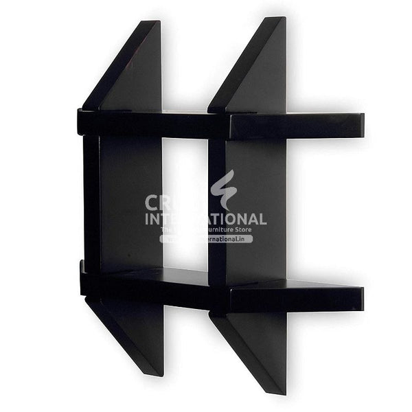 Shine Wooden Wall Rack Shelves CRUZ INTERNATIONAL