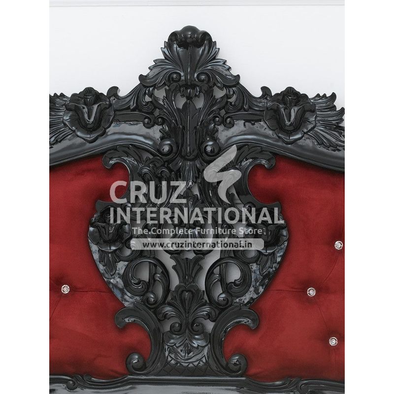 Maharaja Carving Leonardo Bed CRUZ INTERNATIONAL