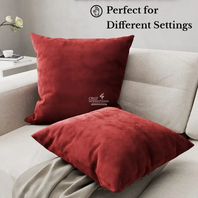 Dreamland Delight Cushion Covers & Pillows (Pack of 2) CRUZ INTERNATIONAL