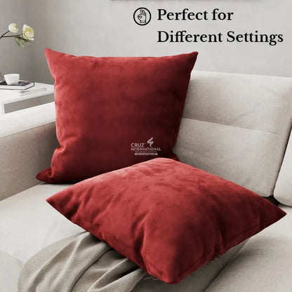 Dreamland Delight Cushion Covers & Pillows (Pack of 2) CRUZ INTERNATIONAL