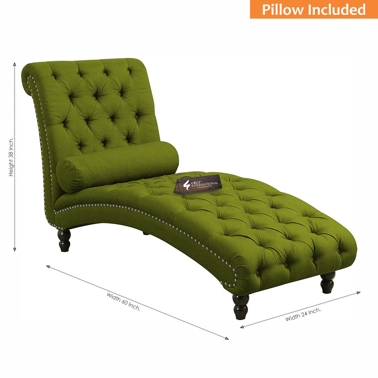 Premium Dexter Lounger & Sette | Solid Wood | 16 Colours Available CRUZ INTERNATIONAL