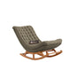 Premium Thyra Natural Rocking Chair | Rosewood | 17 Colours Available CRUZ INTERNATIONAL