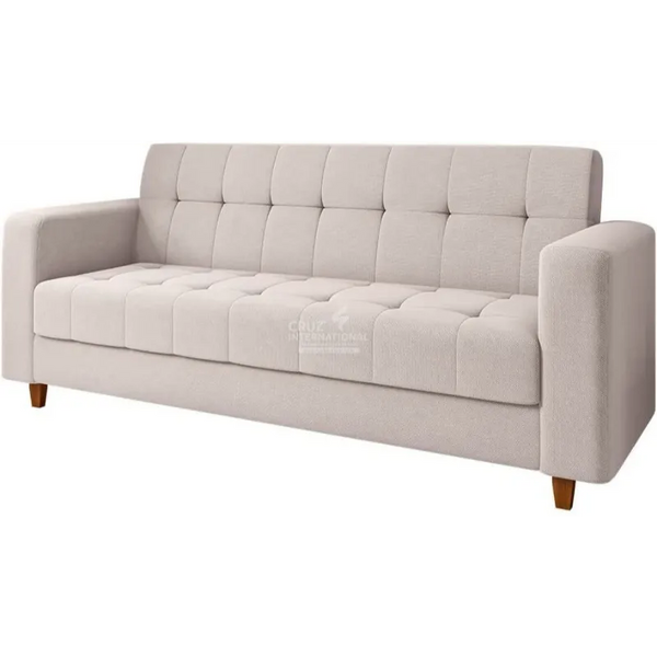 Classic 3-Seater Solid Wood Sofa for Timeless Comfort CRUZ INTERNATIONAL