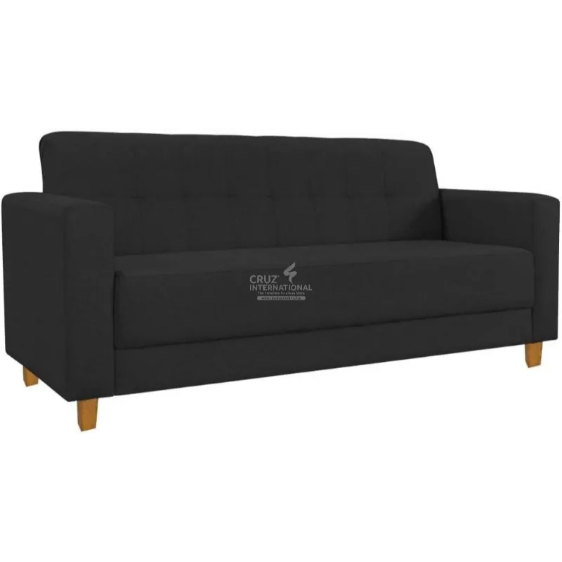 WoodHaus 3-Seater Solid Wood Sofa CRUZ INTERNATIONAL