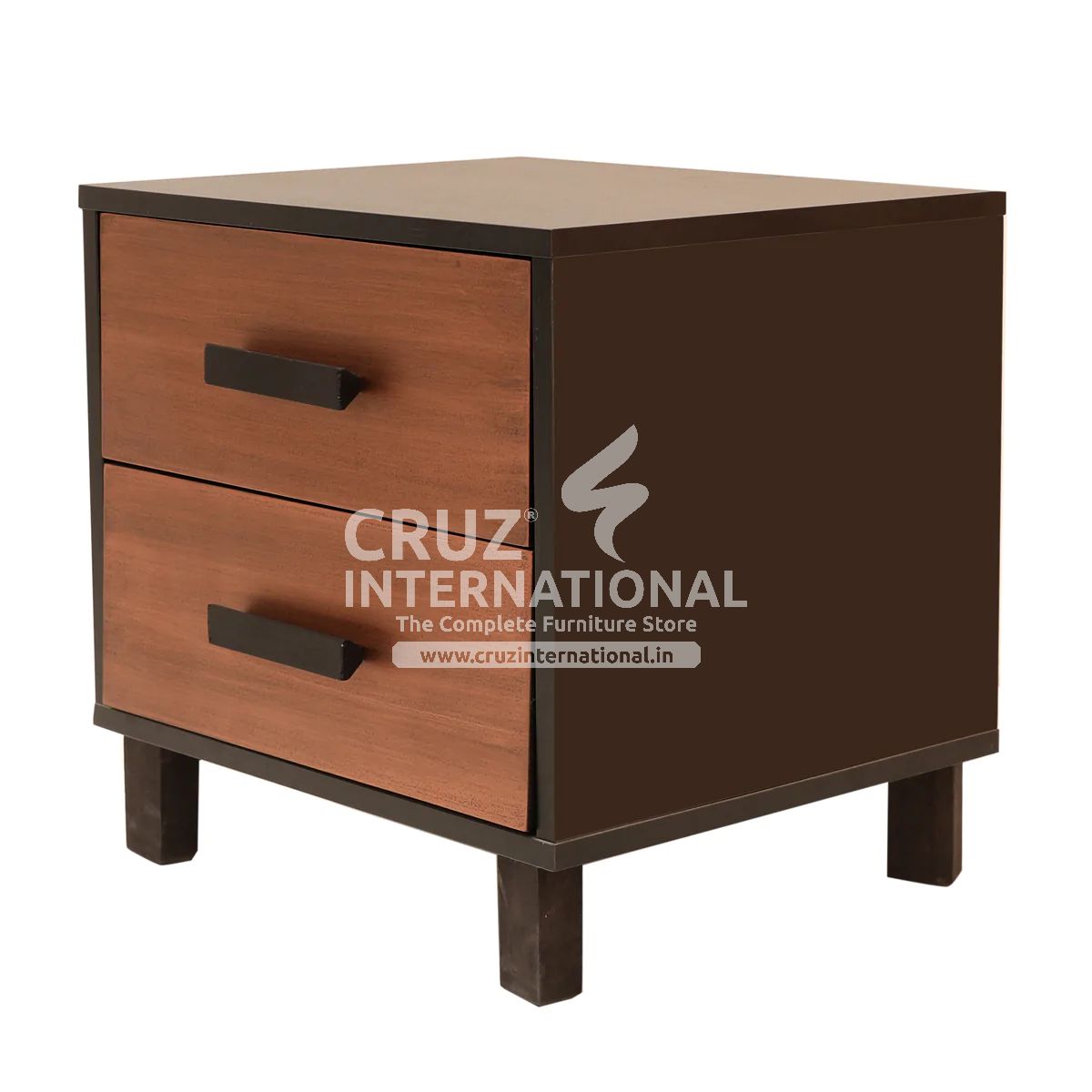Modern Adriana Classic Gaia Bed | 2 Sizes Available | with Side table CRUZ INTERNATIONAL