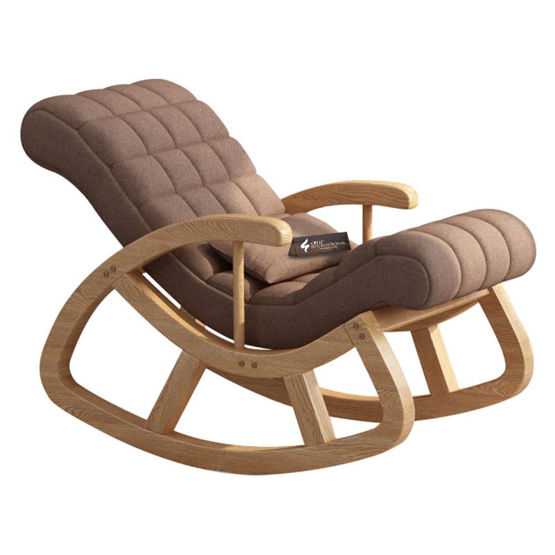 Premium Great TeakWood Rocking Chair | Natural | 11 Colours Available CRUZ INTERNATIONAL