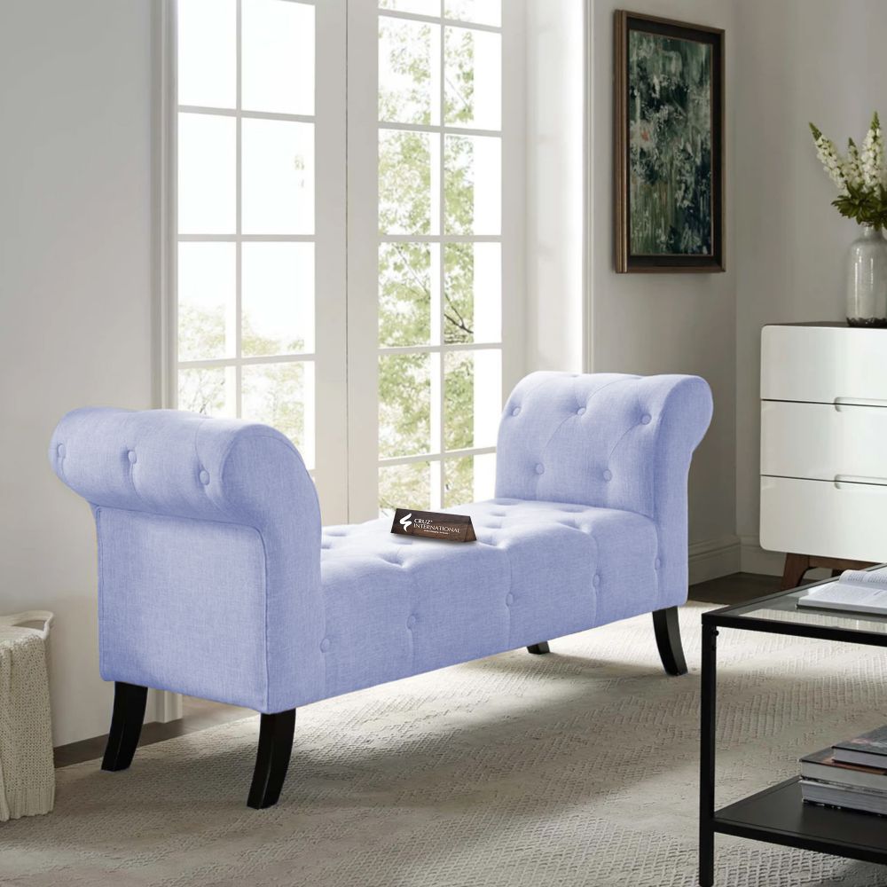 Premium Rowan Bench & Sette | Solid Wood | 10 Colours Available CRUZ INTERNATIONAL