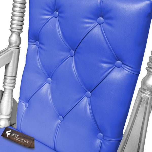 Premium Esmeralda Rocking Chair | Silver | 8 Colours Available CRUZ INTERNATIONAL