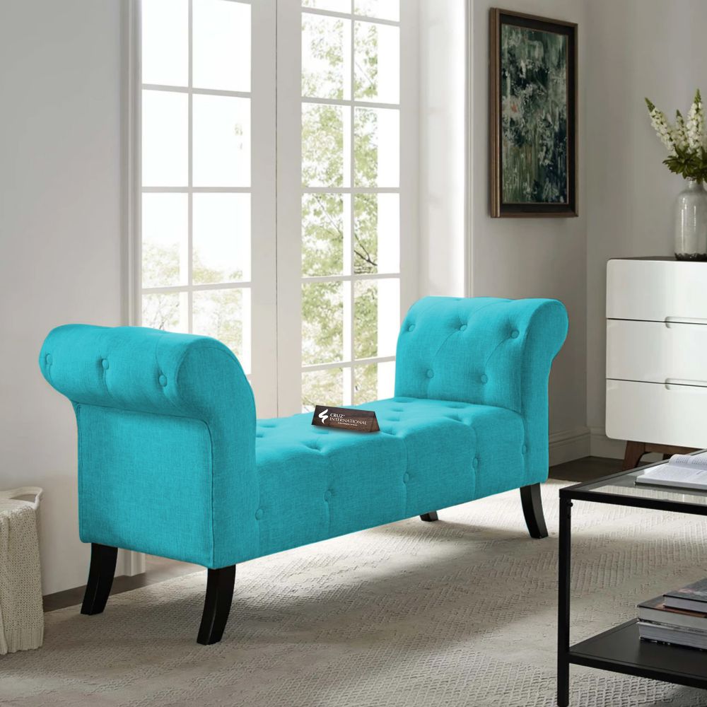 Premium Rowan Bench & Sette | Solid Wood | 10 Colours Available CRUZ INTERNATIONAL