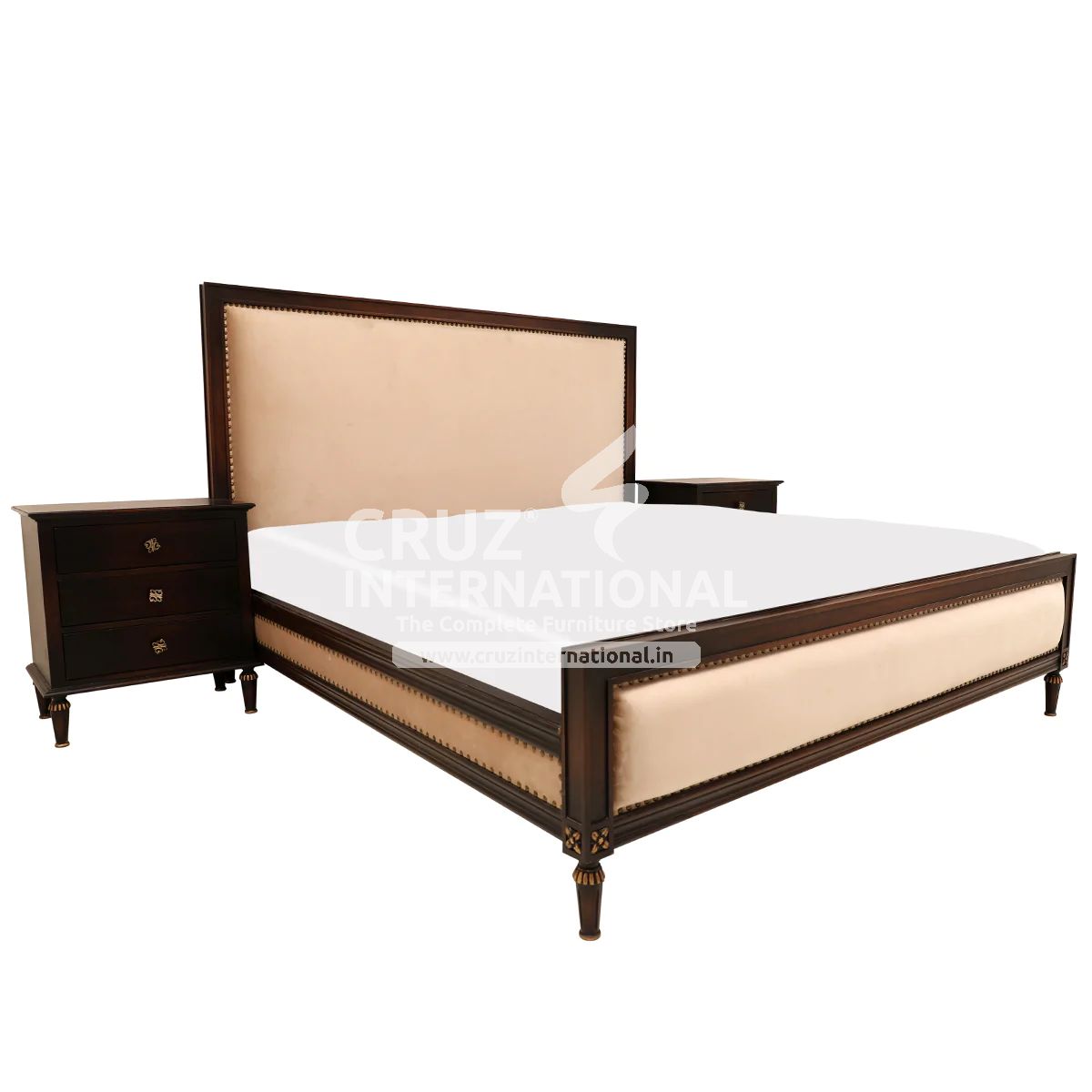 Modern Hector Classic Gaia Bed | 2 Sizes Available | with Side table Modern Hector Classic Gaia Bed | 2 Sizes Available | with Side table