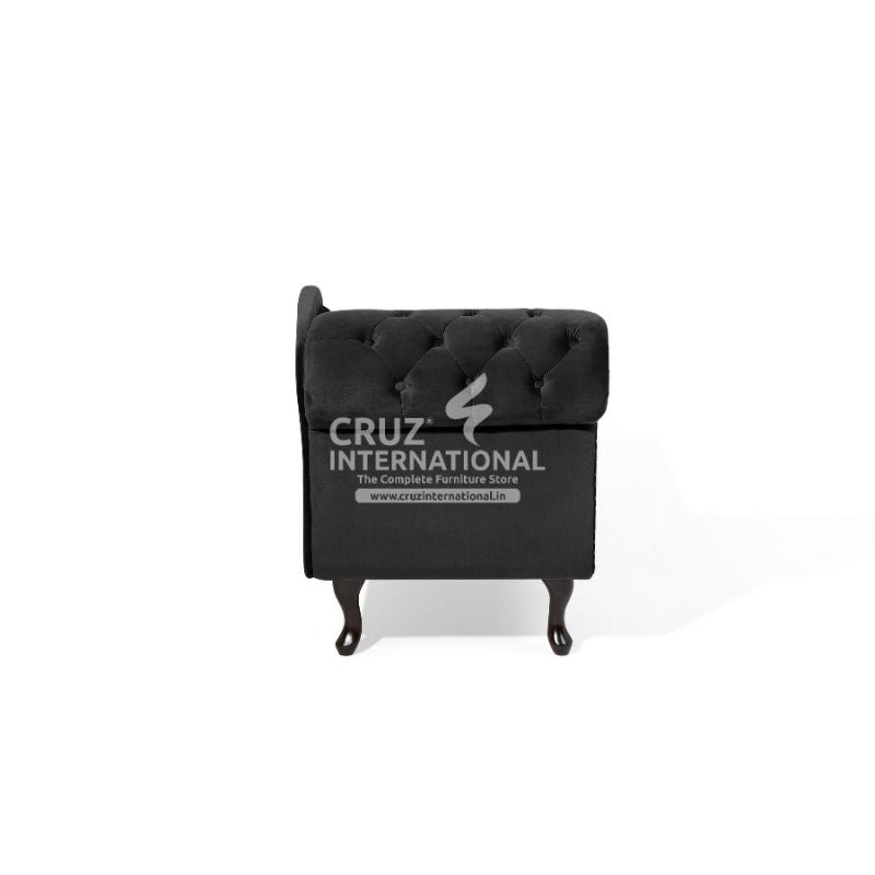 Modern Selena Wooden Settee | Lounger | 3 Colours Available CRUZ INTERNATIONAL