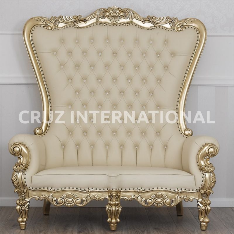 Classic Oakley Carving High Back Sofa & Settee | Standard CRUZ INTERNATIONAL