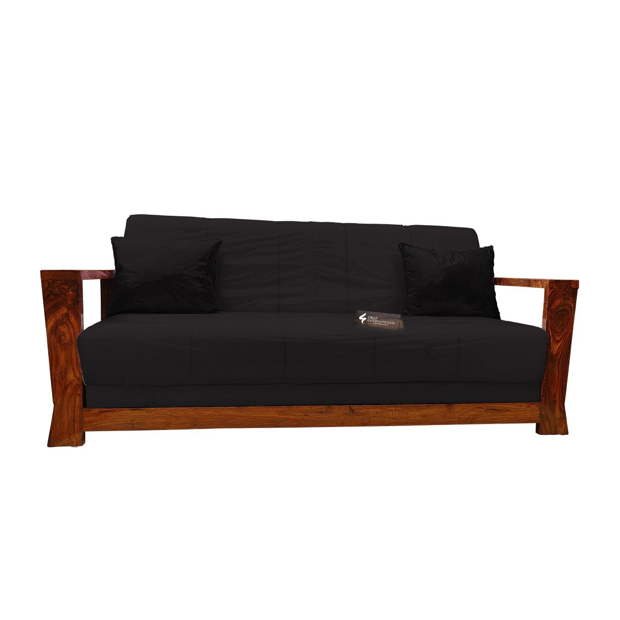Natural Alejandra Style Sofa | Rosewood | 13 Colours Available CRUZ INTERNATIONAL
