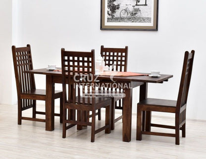 Classic Casey Wooden Dinning Table | 4 & 8 Chairs Options CRUZ INTERNATIONAL