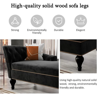 Modern Art Wooden Settee | Lounger | Couch CRUZ INTERNATIONAL