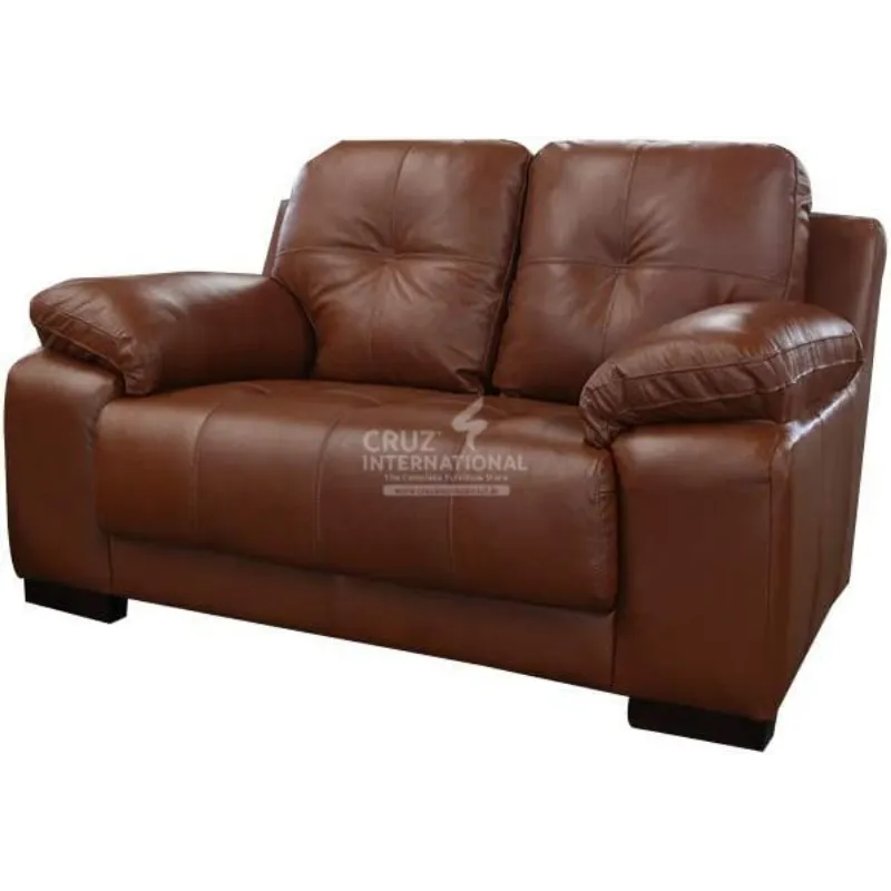 Add Classic Charm to Your Home with Our Woodcrafters 2-Seater Solid Wood Sofa CRUZ INTERNATIONAL
