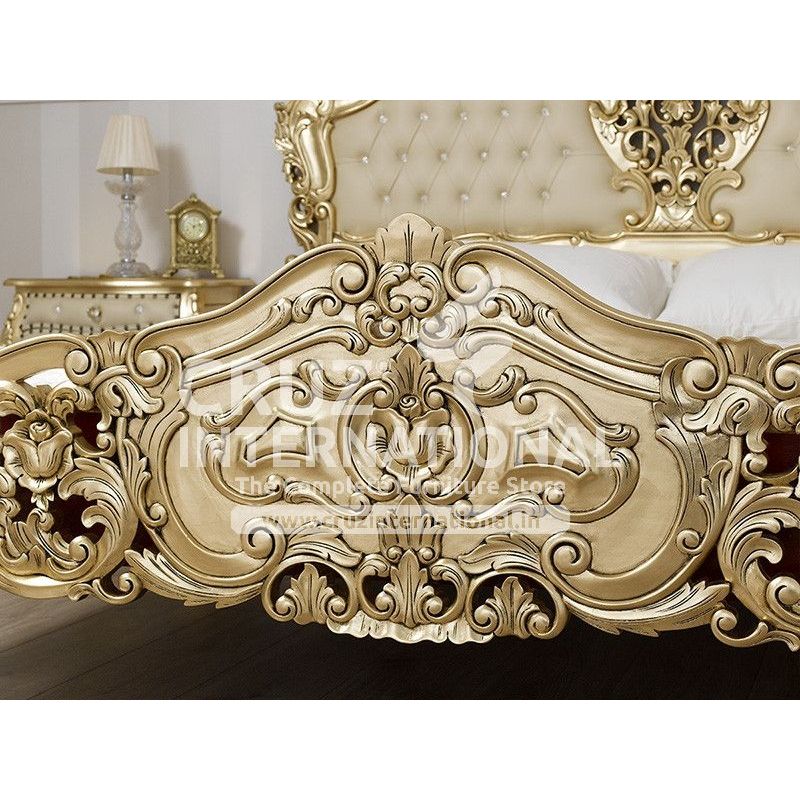 Maharaja Carving Riccardo Bed CRUZ INTERNATIONAL