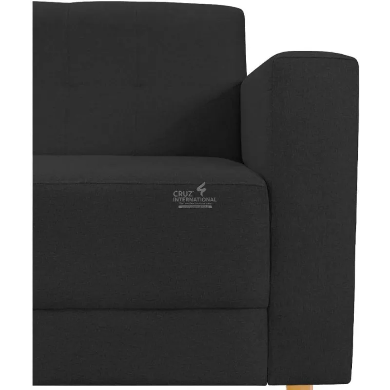 WoodHaus 3-Seater Solid Wood Sofa CRUZ INTERNATIONAL