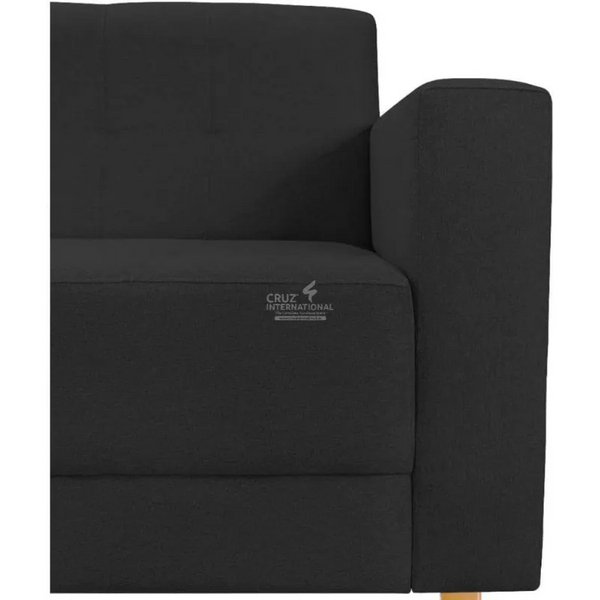 WoodHaus 3-Seater Solid Wood Sofa CRUZ INTERNATIONAL