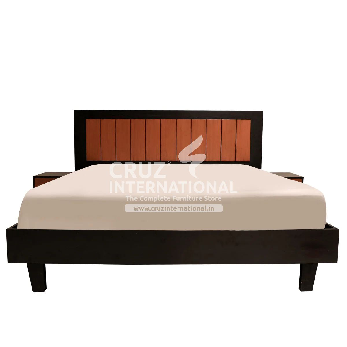 Modern Adriana Classic Gaia Bed | 2 Sizes Available | with Side table CRUZ INTERNATIONAL