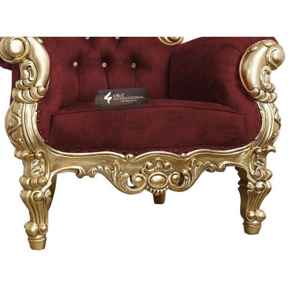 Maharaja Mikaela Chair & Single Sofa | Solid Wood CRUZ INTERNATIONAL