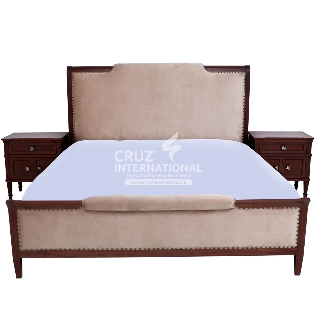 Modern Juliana Classic Gaia Bed | 2 Sizes Available | with Side table CRUZ INTERNATIONAL