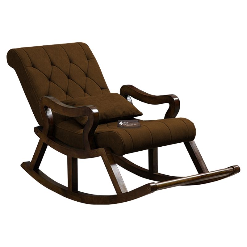 Premium Home Fernando Rocking Chair | Rosewood | 10 Colours Available CRUZ INTERNATIONAL