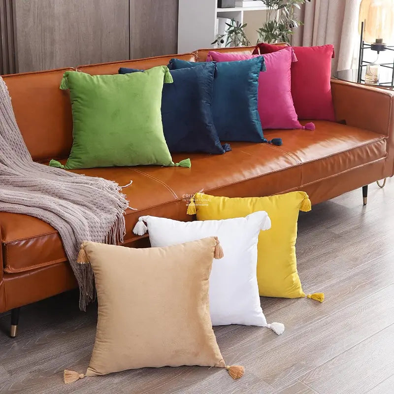 Cloud Nine Comfort Cushion Covers & Pillows (Maroon) (Pack of 2) CRUZ INTERNATIONAL